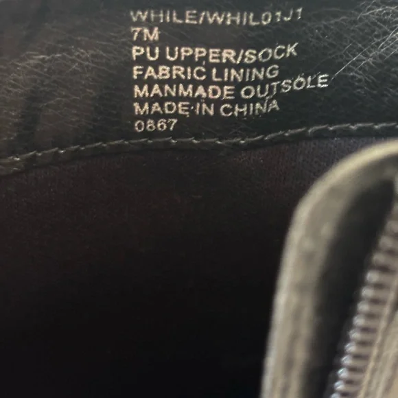 Madden Girl Black Black Square Toe Block Heel Ankle Boots Size 7M - Picture 9 of 12